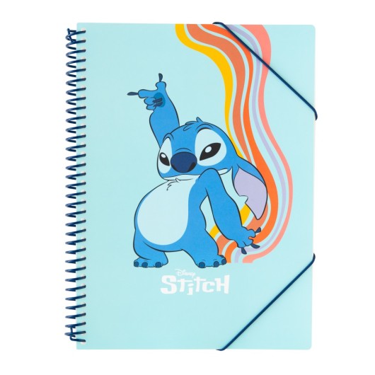 Pasta de Capas A4 Disney Stitch Waves