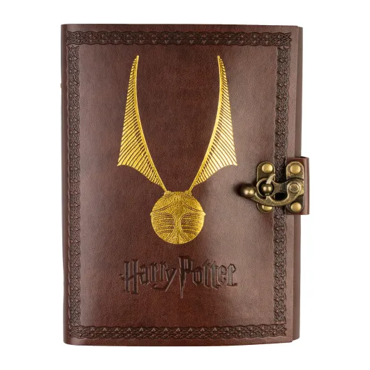 Caderno de Pele Vegana Harry Potter
