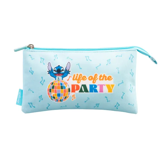 Estojo Triplo Disney Stitch Waves para Revendedores
