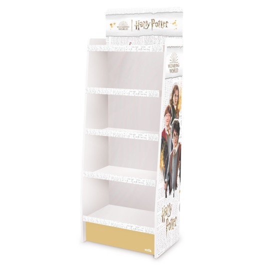 Expositor 1/4 Palet Cartão 5 Prateleiras - Harry Potter