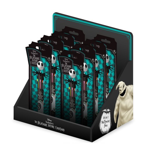 Expositor Ready to Sell Canetas 3D 10 Cores Disney Pesadilha Antes de Natal