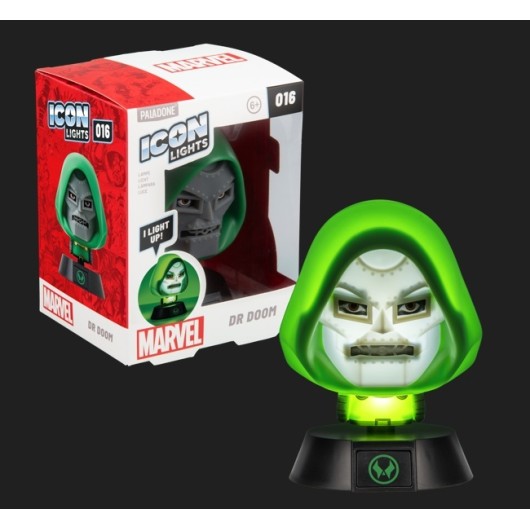 Lâmpada Icon Marvel Dr Doom
