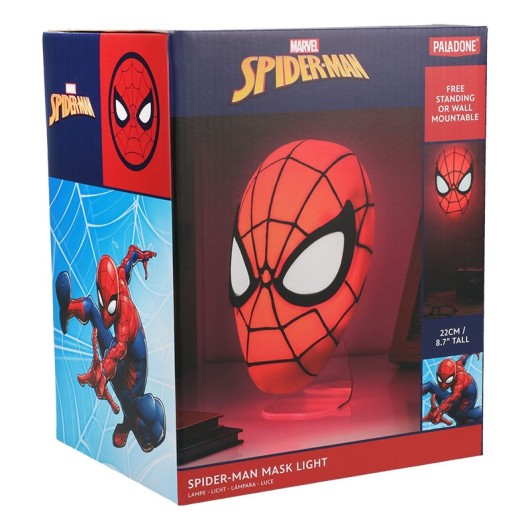 Lâmpada Marvel Spiderman Máscara