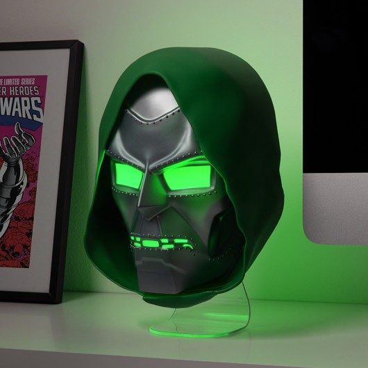 Lâmpada Mask Marvel Dr Doom