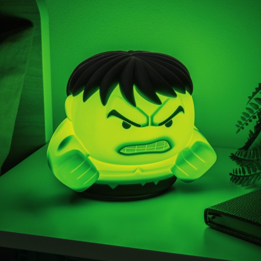 Lâmpada Squishy Marvel Recargável Hulk