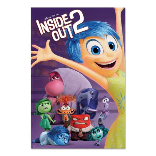 Póster Disney Pixar Del Revés 2