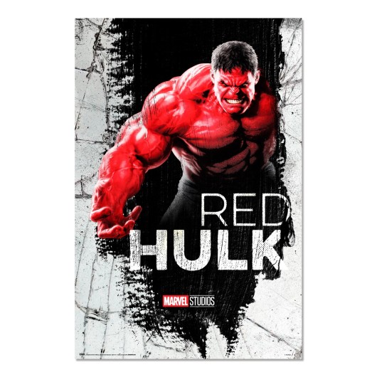 Poster Marvel Capitão América Brave New World Hulk