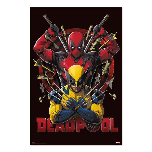 Póster Marvel Deadpool e Lobezno 2