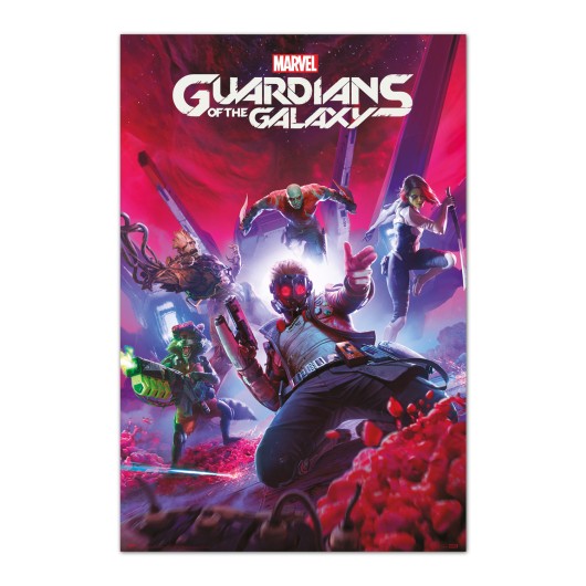 Póster Marvel Games Guardiões da Galáxia
