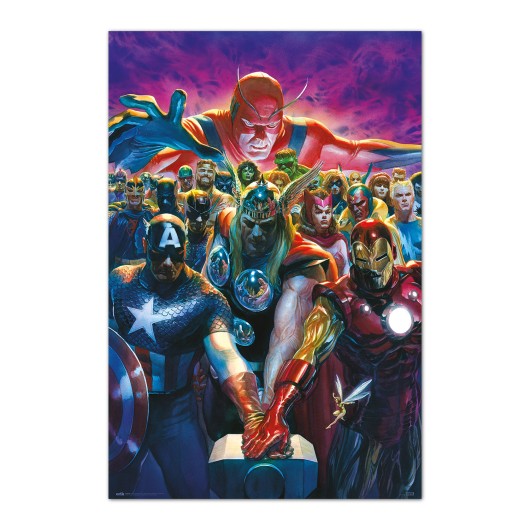 Poster Marvel Os Vingadores - 10 by Alex Ross