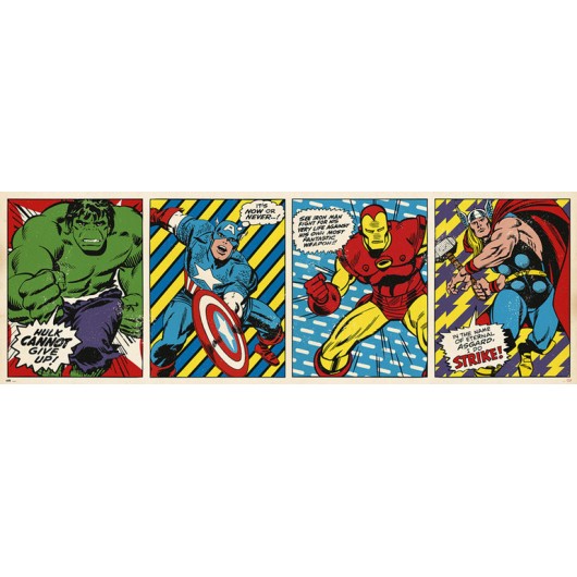 Poster Triptych da Porta Marvel Comics
