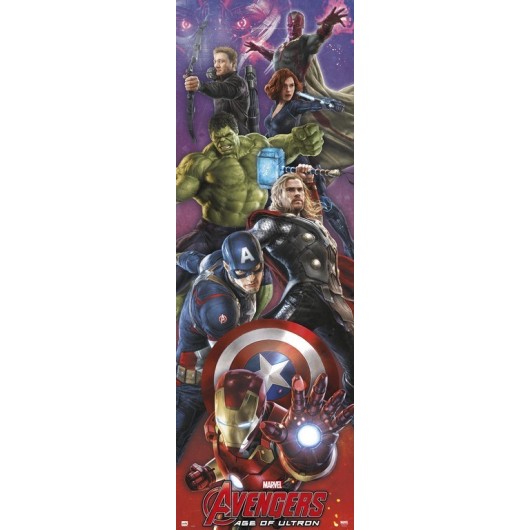 Poster Marvel Porta Vingadores: A Era de Ultron