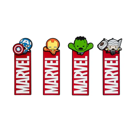 Set de 4 Marcadores Marvel Os Vingadores