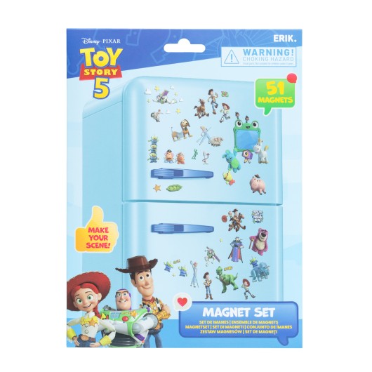 Set de Imãs Troquelados Disney Pixar Toy Story 5