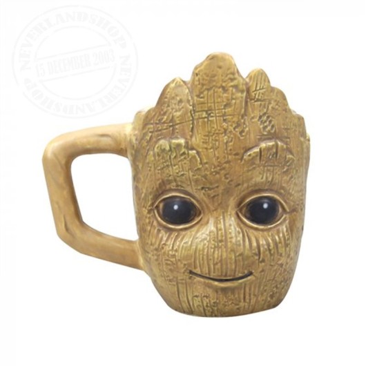 Caneca Mini Marvel Guardiões da Galáxia Groot