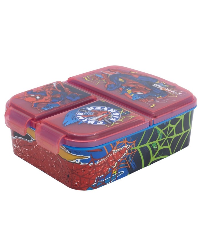 Marmita Múltipla Spider-Man com 3 Compartimentos