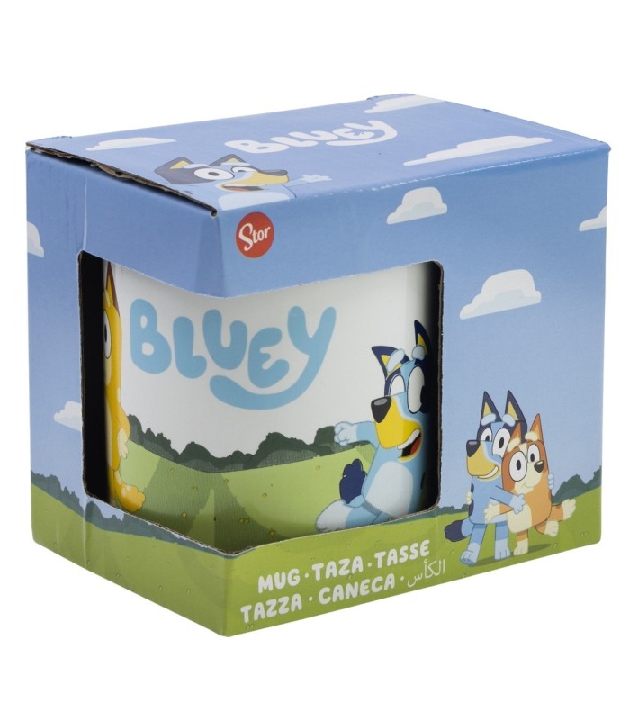 Caneca Cerâmica 325 ml Bluey em Caixa de Presente