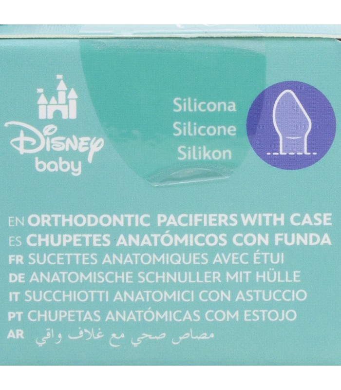 SET 2 CHUPETAS TETINA ANATÓMICA SILICONE +6M MINNIE MOUSE