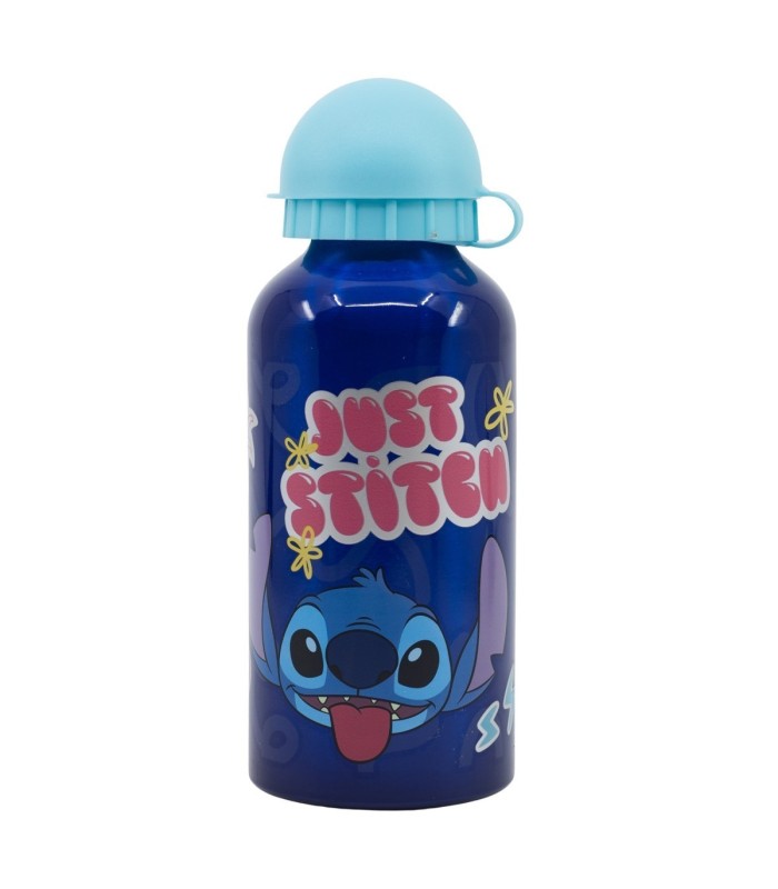 Botelha de Alumínio Pequena 400 ml Stitch Palms