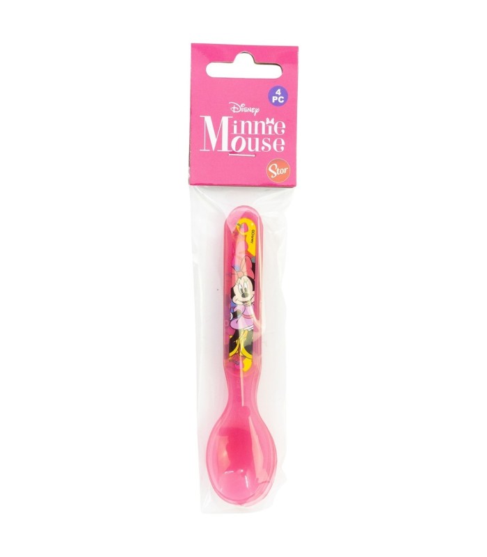 Conjunto 4 PCS Colheres PP Minnie Mouse