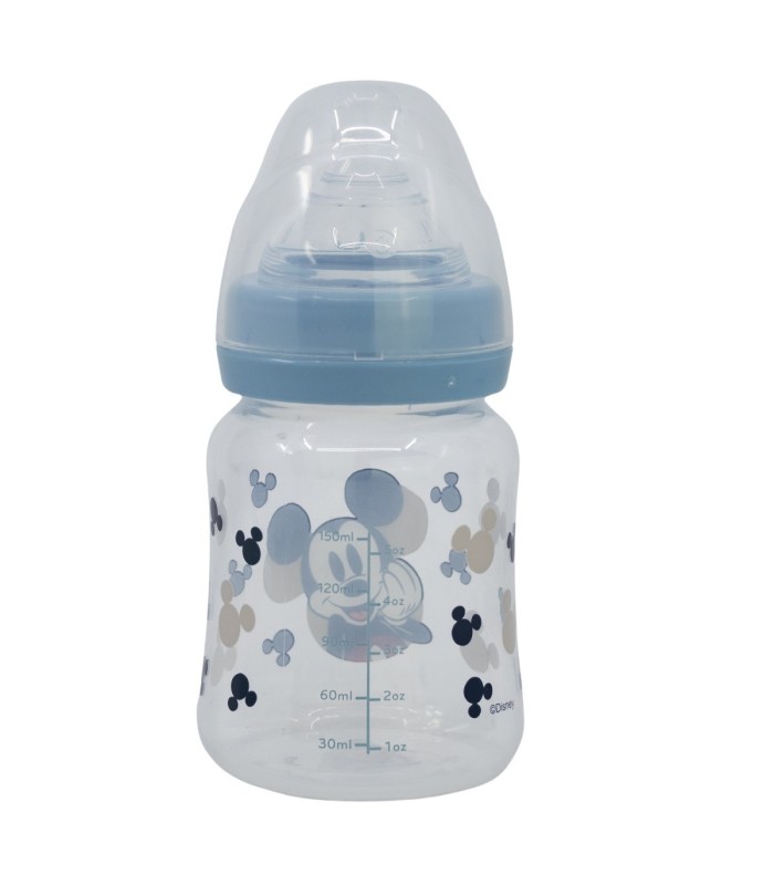Biberão Mickey Mouse 150 ml com Tetina de Silicone