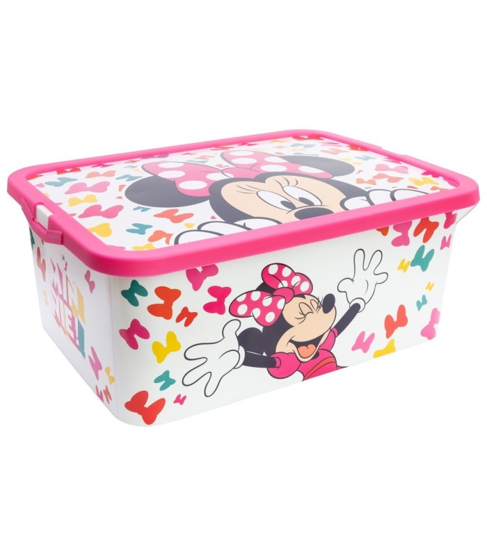 CAIXA CLICK 13 L MINNIE MOUSE LAÇOS EDGY
