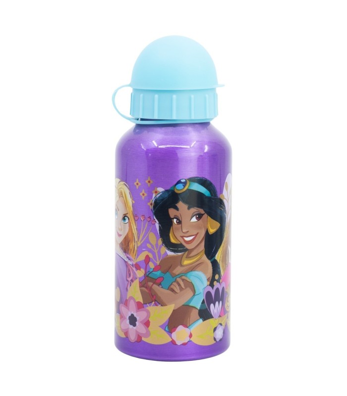 Botelha de Alumínio Pequena 400 ml Princesas Disney