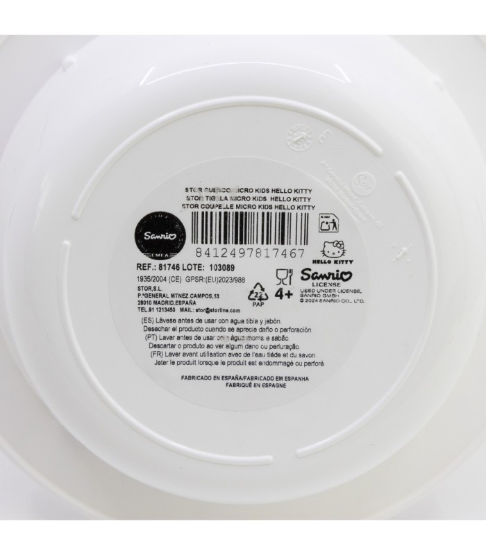 Taça Micro Hello Kitty – Infantil e Reutilizável