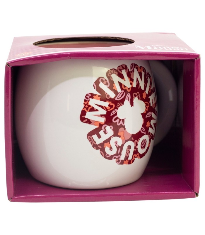 Caneca Cerâmica Globe 380 ml Minnie Mouse Cherrylicious