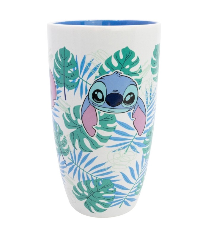 Caneca Cerâmica Latte 695 ml Stitch Aloha em Caixa de Presente