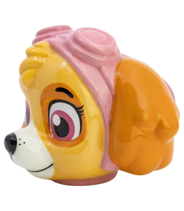 Caneca Cerâmica 3D 480 ML em Caixa Presente Patrulha Canina