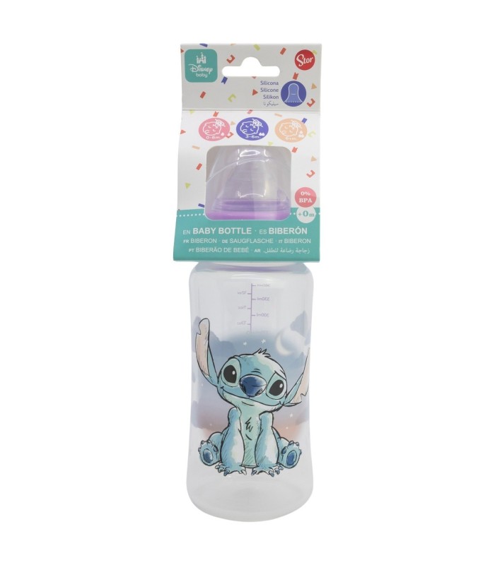 Biberão Stitch Cuddle Me 360 ml com Tetina de Silicone