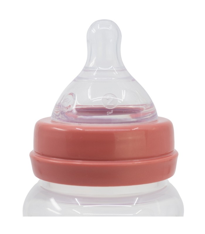 Biberão Minnie Mouse 240 ml com Tetina de Silicone 3 Posições