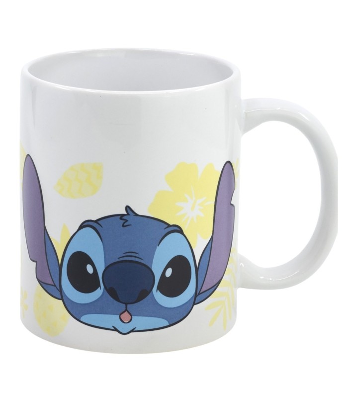 Caneca Cerâmica Stitch 325 ml em Caixa - Ananás