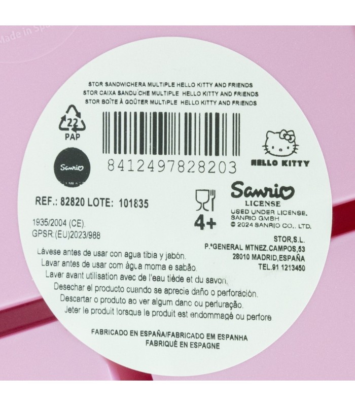 MARMITEIRA MULTIPLA HELLO KITTY E AMIGOS