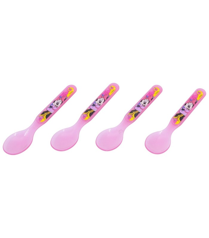 Conjunto 4 PCS Colheres PP Minnie Mouse