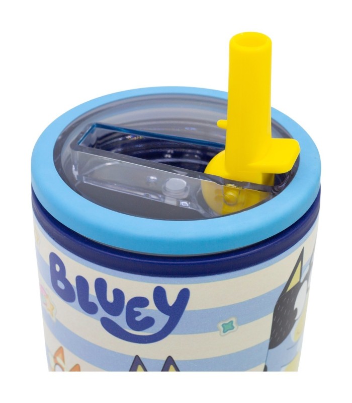Caneca Cool Easy de Dupla Parede com Bico Antigoteo Bluey 640 ml