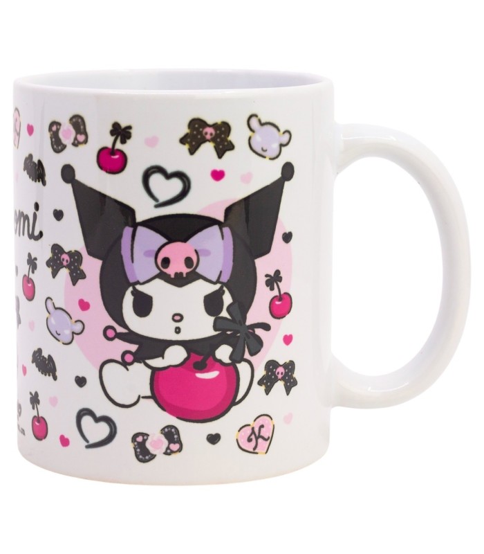 Caneca Cerâmica Kuromi 325 ml