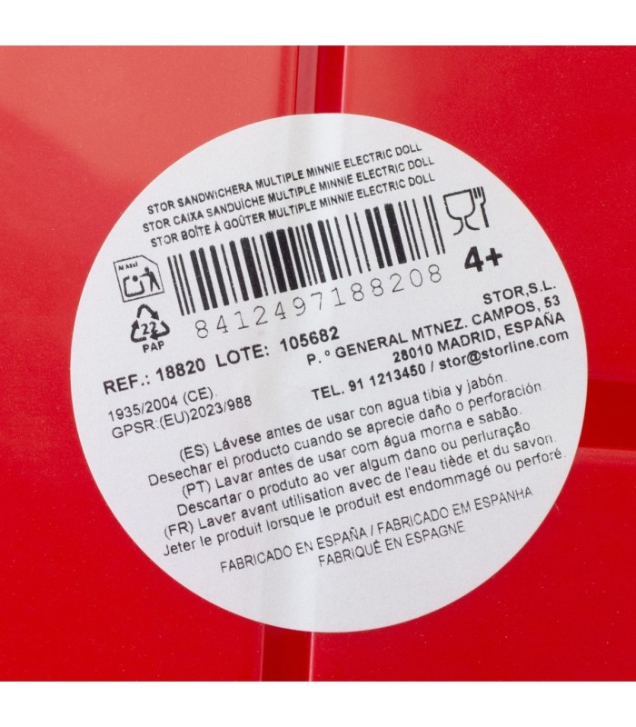 Minnie Mouse – Fiambrera Múltipla Eléctrica