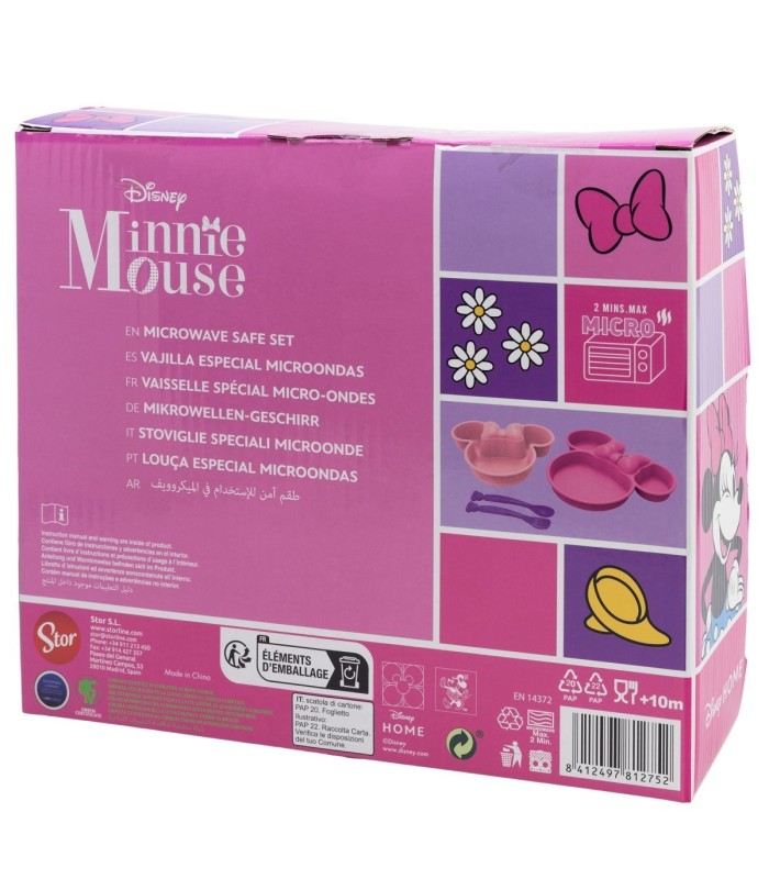 Conjunto 4 PCS Louça PP Minnie Mouse Sunshine