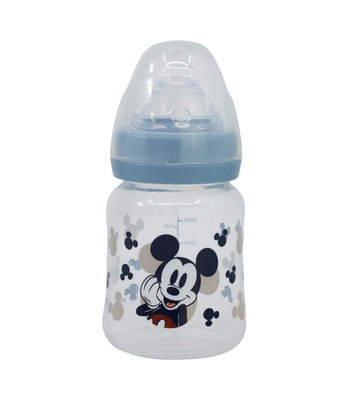 Biberão Mickey Mouse 150 ml com Tetina de Silicone