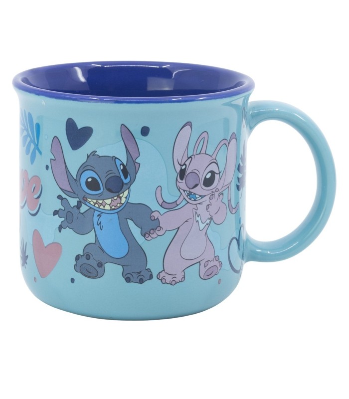 Caneca de Cerâmica Stitch 355 ml em Caixa de Presente