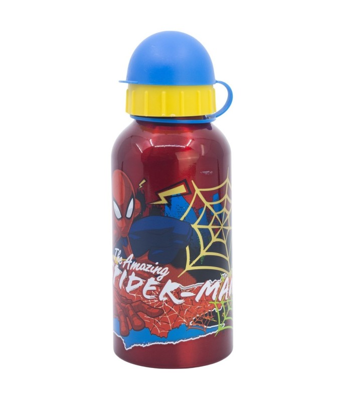 Botelha de Alumínio Pequena 400 ml Spider-Man