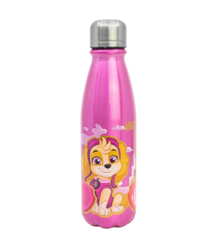 Botelha de Alumínio Infantil 600 ml Patrulha Canina Girl