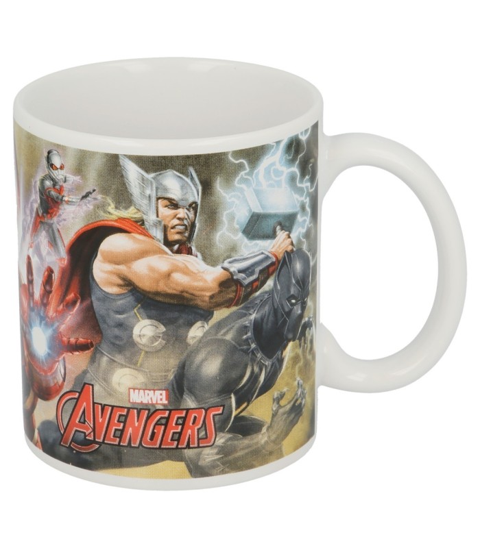 Caneca Cerâmica 325 ml Avengers em Caixa de Presente