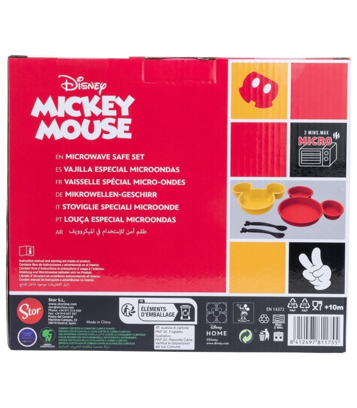 Conjunto 4 PCS de Louça Mickey Mouse True Champions