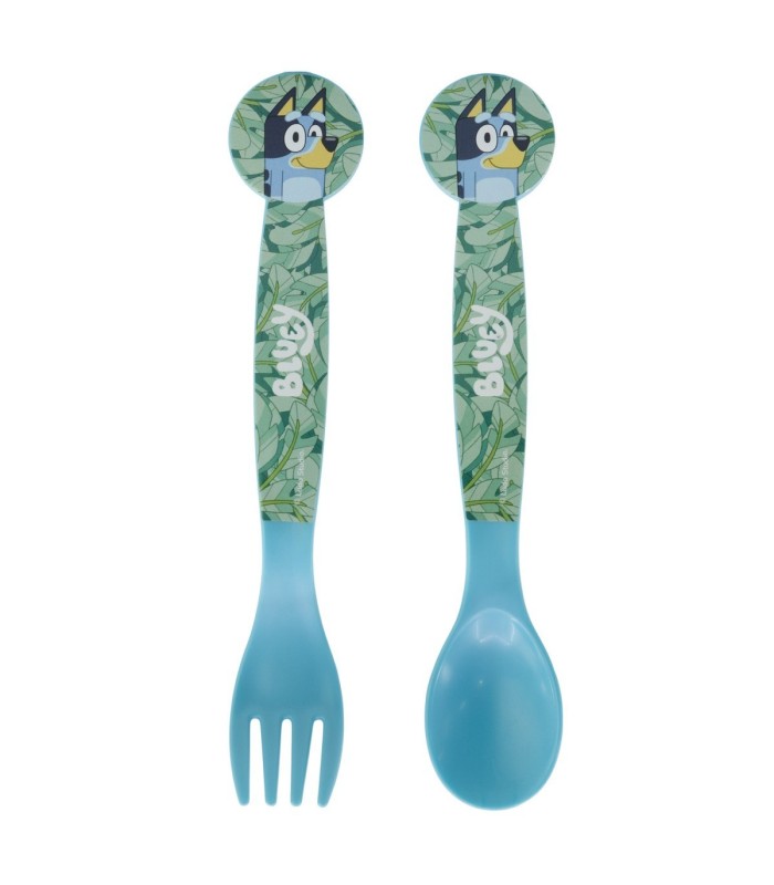 SET DE 2 CUBERTOS BLUEY (COLHER E GARFO)