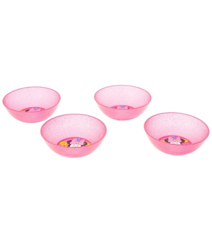 Conjunto 4 PCS Taças PP Minnie Mouse