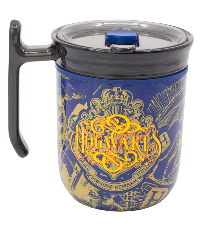 Caneca Harmony Dupla Parede com Tampa 470 ml Harry Potter