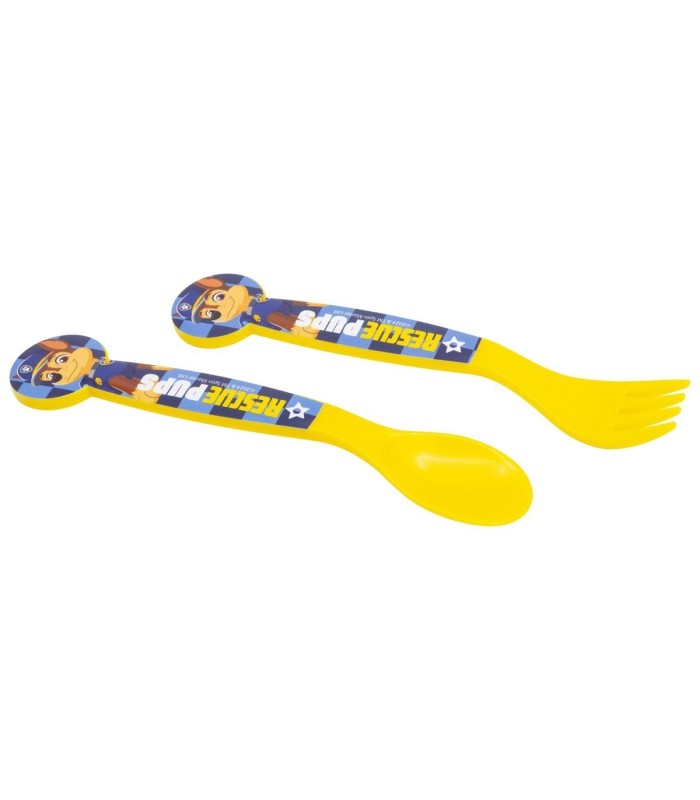 Conjunto de 2 Talheres PP (Colher e Garfo) Patrulha Canina